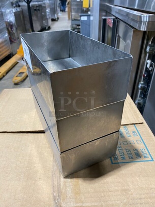 ALL ONE MONEY! Stainless Steel Utensil Bin! - Image 2 of 8