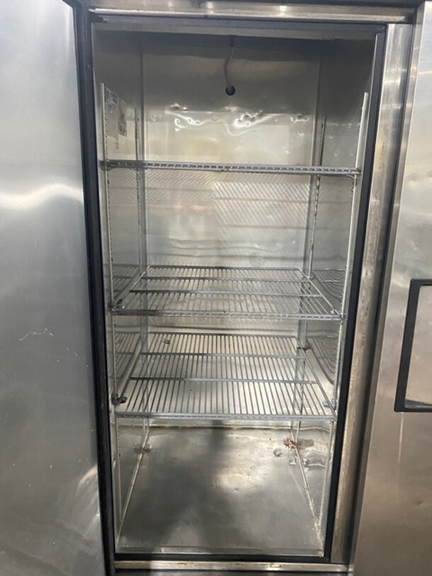 True Commercial 2 Door Half Cooler Half Freezer Combo Unit! With Poly Coated Racks! All Stainless Steel! MODEL T-49DT SN:8945956 115/208-230V 1PH - Image 5 of 9