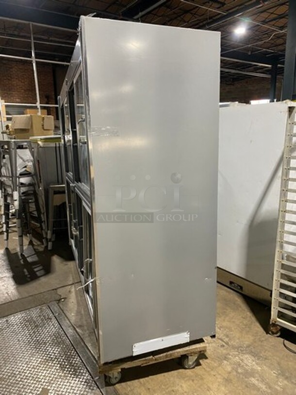 Universal Coolers Commercial Reach In Cooler Merchandiser! With View Through Doors! All Stainless Steel! - Image 3 of 8