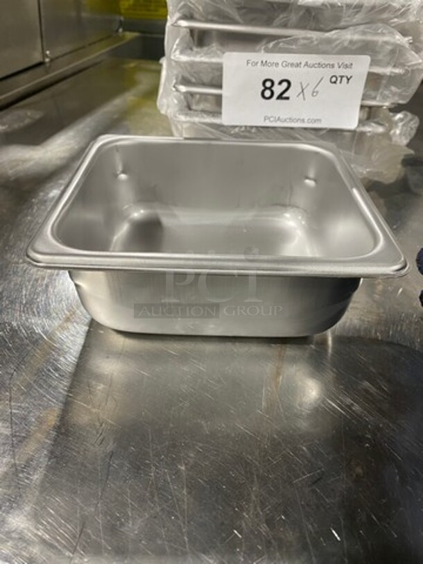 NEW! Commercial Steam Table/ Prep Table Food Pans! All Stainless Steel! 6x Your Bid! - Image 2 of 6