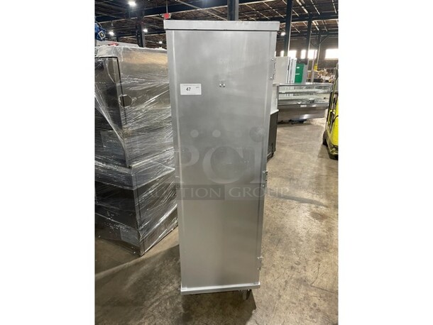 Commercial Enclosed Pan Transport Rack! All Stainless Steel! On Casters! - Image 1 of 6