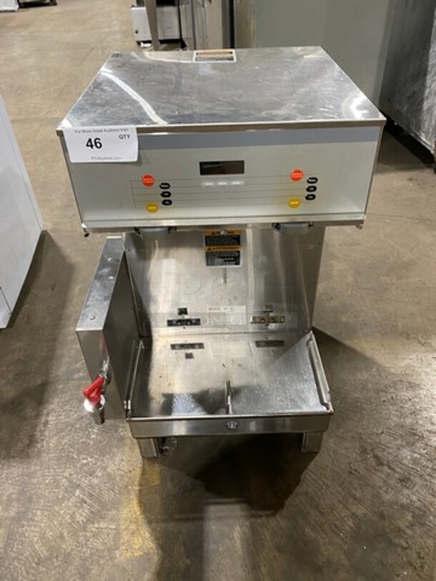 Bunn Commercial Countertop Dual Coffee Brewing Machine! All Stainless Steel! On Small Legs! Model: DUALSHDBC SN: DUAL111224 120/208V 60HZ 1 Phase - Image 1 of 7