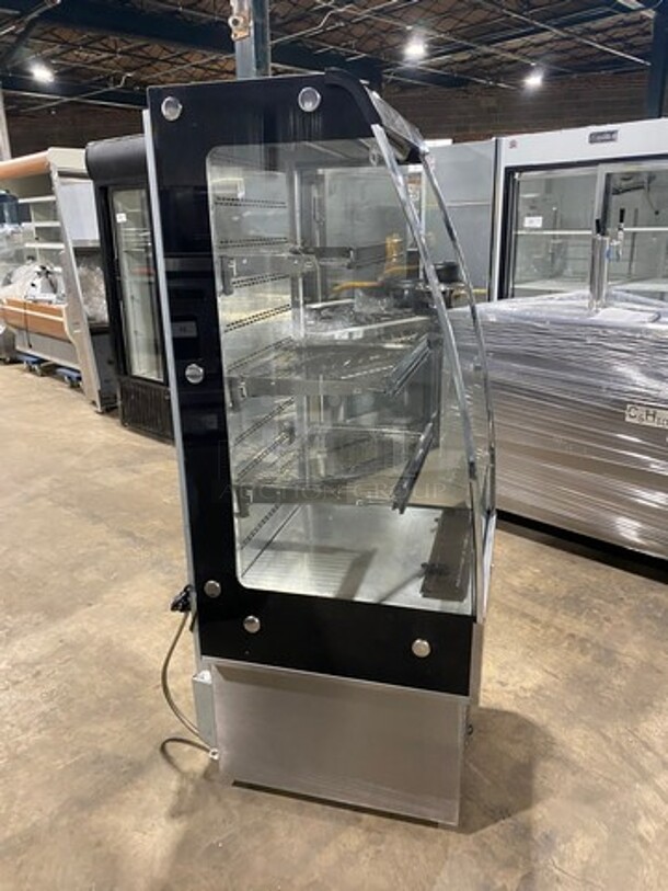 GORGEOUS! MARCHIA Stainless 
Steel Open Air Cooler Grab N Go Display Refrigerator! Model MDS250 110V-120V On Casters! - Image 2 of 8