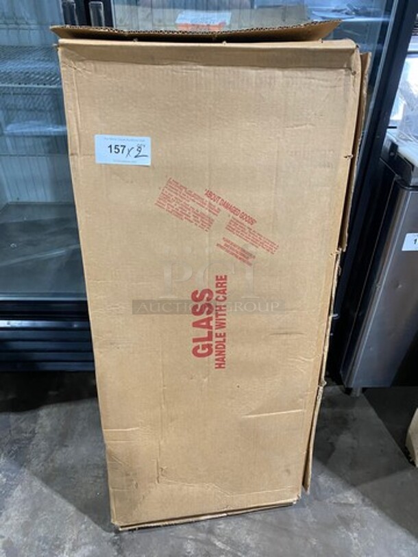 NEW! IN THE BOX! Commercial Buffet Sneeze Guards For 3 Well Steam Table! 2 Sneeze Guards Per Box! 1 Box Per Lot! 2x Your Bid! - Image 1 of 4