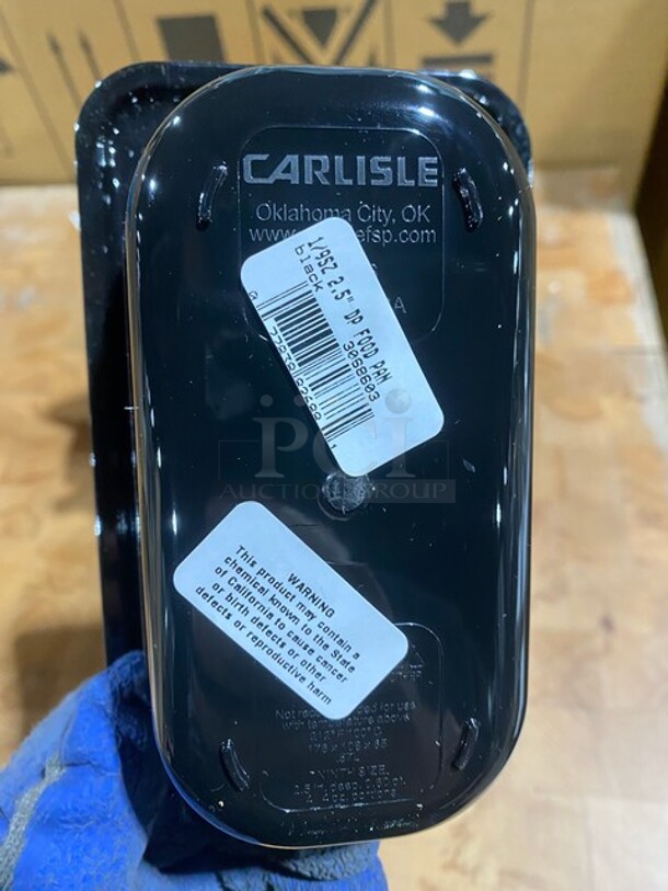 NEW IN BOX! Carlisle Black Poly Food Pans!  - Image 9 of 10