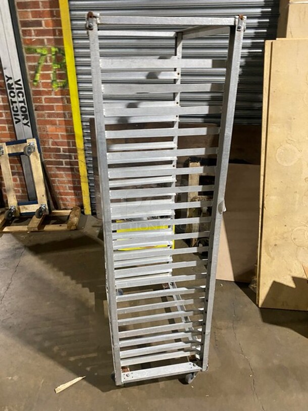 Metal Commercial Pan Transport Rack on Commercial Casters! - Image 2 of 5