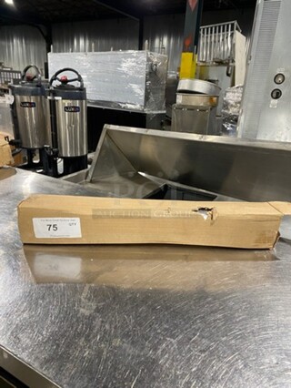 NEW! IN THE BOX! All Stainless Steel Bakery Rolling Pin!