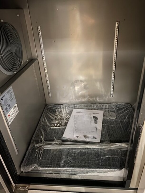 WOW! SCRATCH-N-DENT! Micro Matic Commercial 2 Door Bar Back Cooler! With Poly Coated Racks! All Stainless Steel! Model: MBB68SE 115V 60HZ 1 Phase - Image 6 of 10