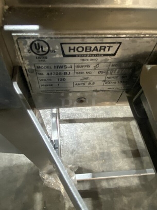 Hobart Model HWS-4 Smart Hand Wrap Solutions! With HTSP/HTIP Digital Control Panel! 2 Film Selections! With Label Printer! 120V 1 Phase!  - Image 5 of 7