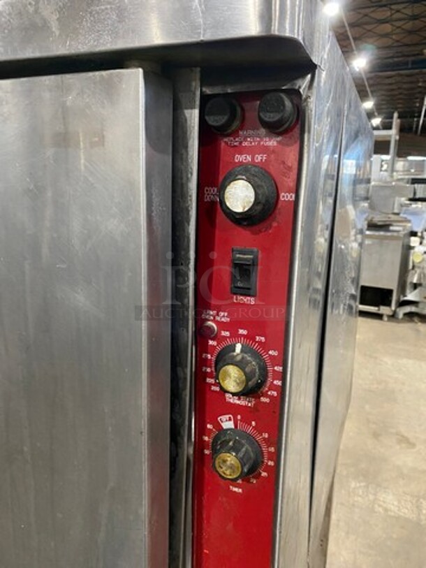 Blodgett Commercial Electric Powered Convection Oven! With Solid Doors! Metal Oven Racks! All Stainless Steel! On Legs! - Image 6 of 6