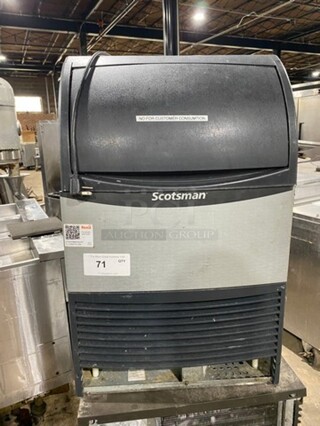 SCOTSMAN Undercounter Medium Cube Ice Machine! Model CU0920MA-1A Serial 19111320012063 115V/60Hz/1 Phase