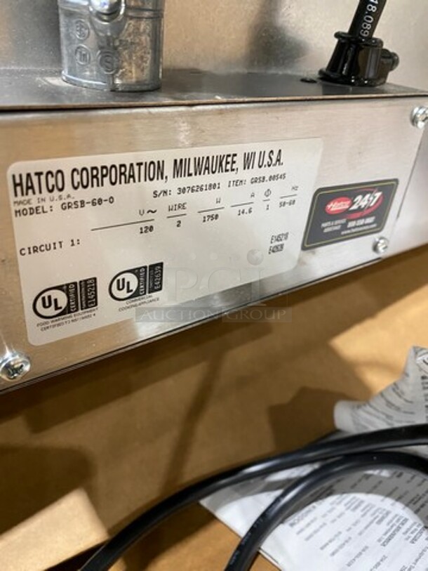 AWESOME! BRAND NEW! IN THE BOX! Hatco Commercial Countertop Electric Powered Glo Ray Heated Shelf! - Image 3 of 5