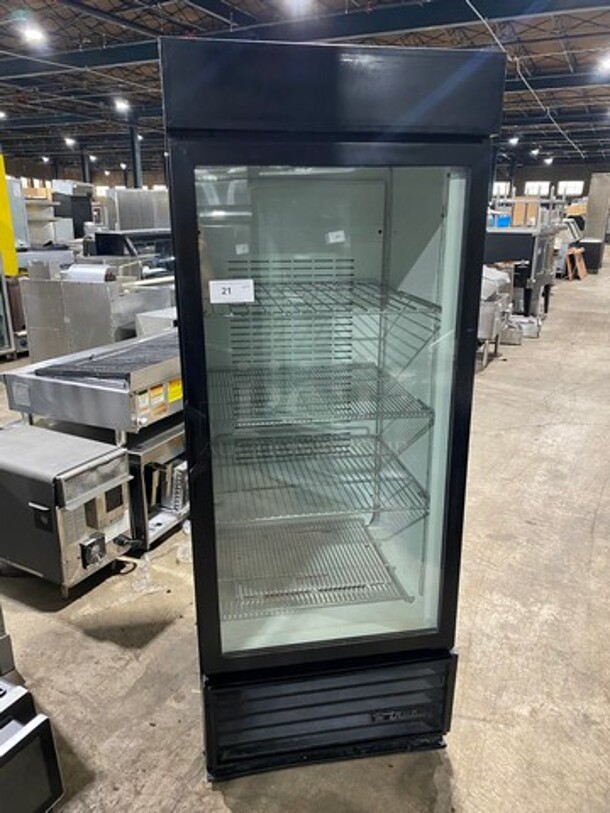 Carrier Commercial Single Door Reach In Refrigerator Merchandiser! With View Through Door! With Poly Coated Racks! Model: MC750 SN: 2207X75727 120V 60HZ 1 Phase - Image 1 of 7