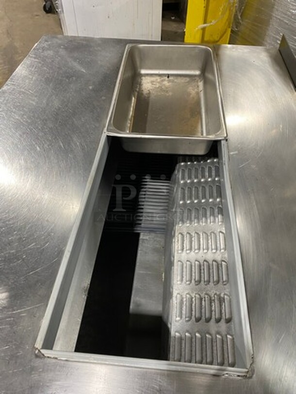 Continental Commercial Refrigerated Sandwich Prep Table! With 2 Door Underneath Storage Space! All Stainless Steel! Model: SW4812 SN: 15742637 115V 60HZ 1 Phase - Image 5 of 8