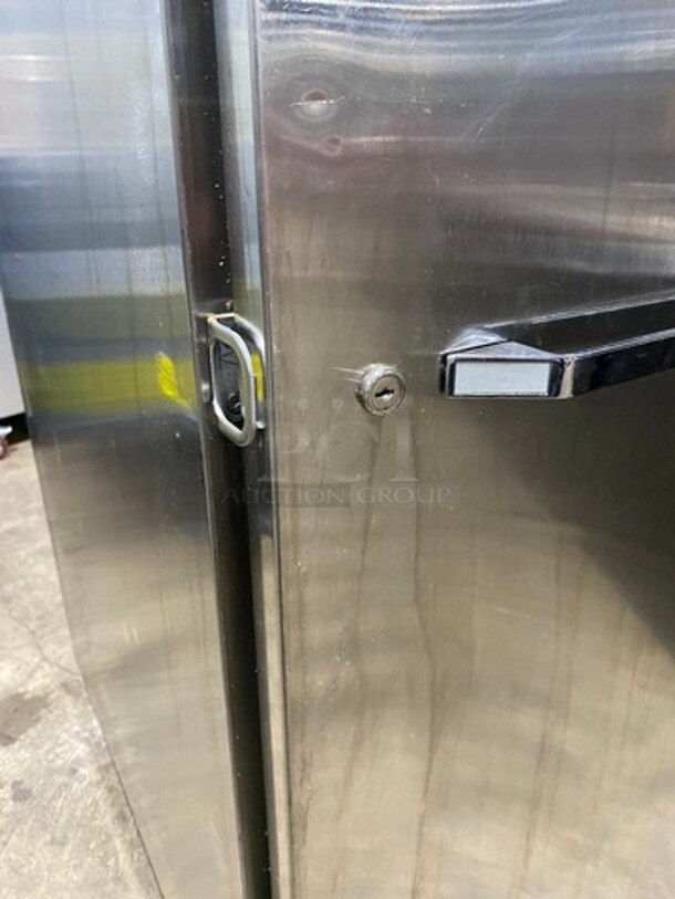Norlake Commercial Single Door Reach In Refrigerator! All Stainless Steel! On Casters! Model: NR241SSS SN: 15041435 115V 60HZ 1 Phase - Image 10 of 11