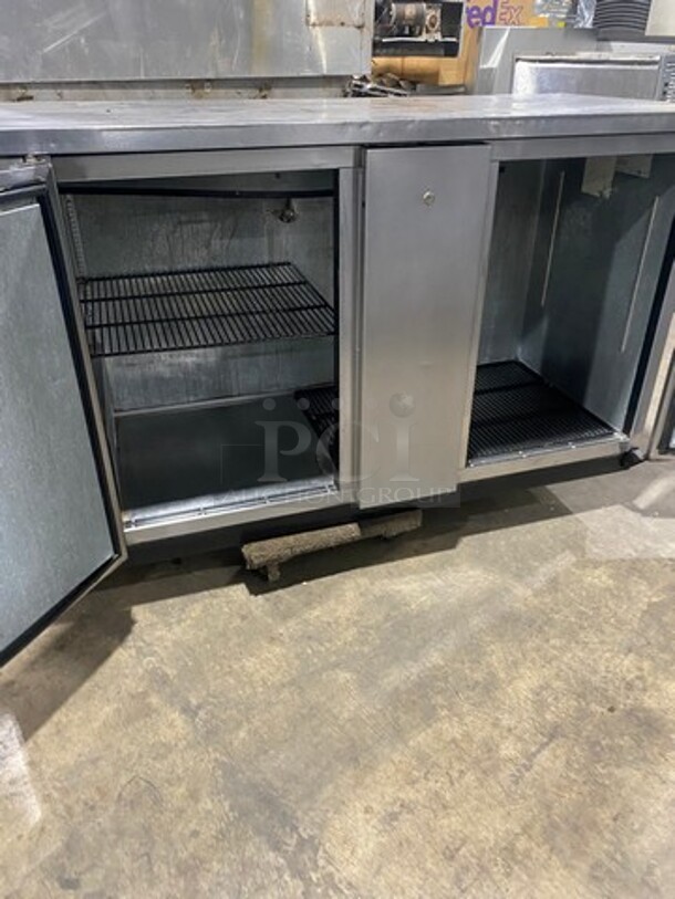 True Commercial 2 Door Bar Back Cooler! With Solid Doors! All Stainless Steel! Model: TBB3S SN: 12682008 115V 60HZ 1 Phase - Image 5 of 8