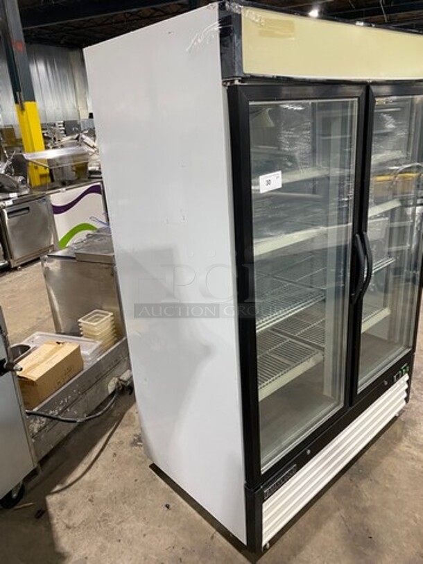 Maxx Cold Commercial 2 Door Reach In Freezer Merchandiser! With View Through Doors! With Poly Coated Racks! Model: MXM248F SN: 365268 115V 60HZ 1 Phase - Image 2 of 9