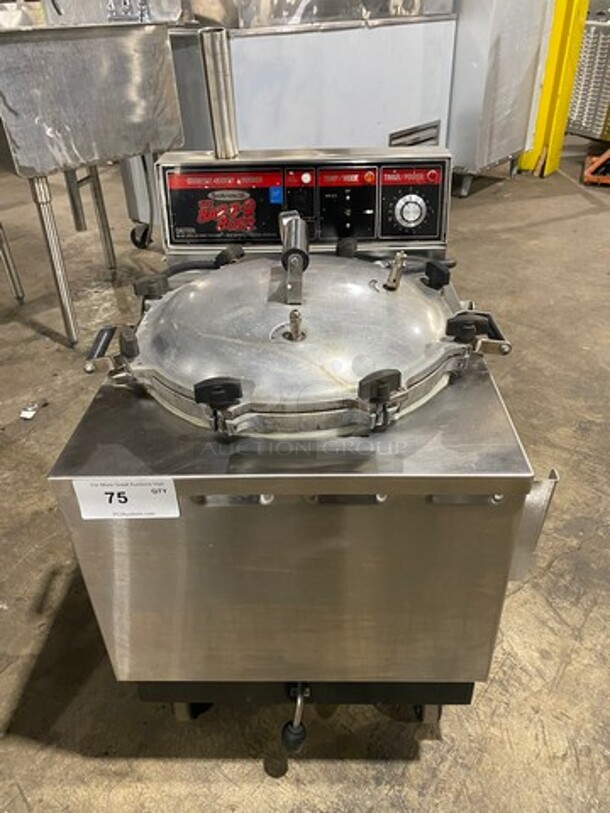 Smokaroma Commercial Electric Powered BBQ Cooker/ Smoker! All Stainless Steel! On Casters! Model: AC 208/240V - Image 1 of 9
