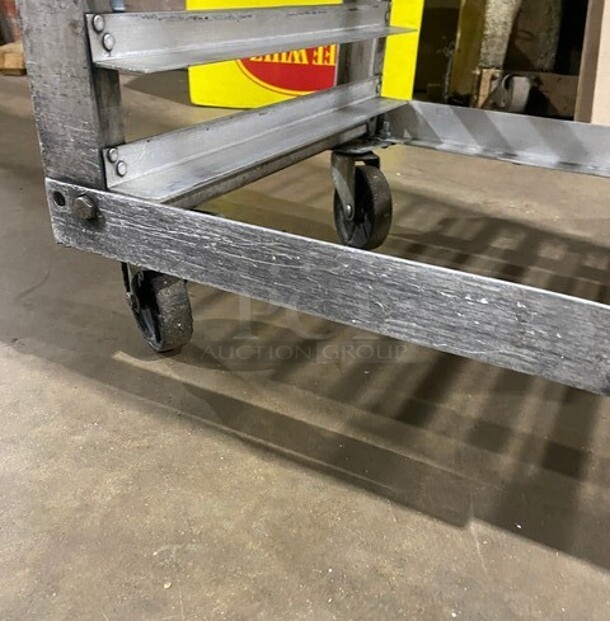 Metal Commercial Pan Transport Rack on Commercial Casters! - Image 5 of 5