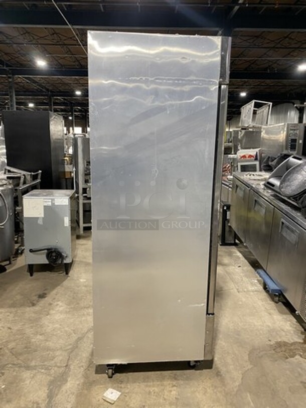 Nice! Turbo Air All Stainless Steel One Reach In Cooler! Maximum Series! Model MSR23! 110/120V 1 Phase! On Casters!   - Image 4 of 9