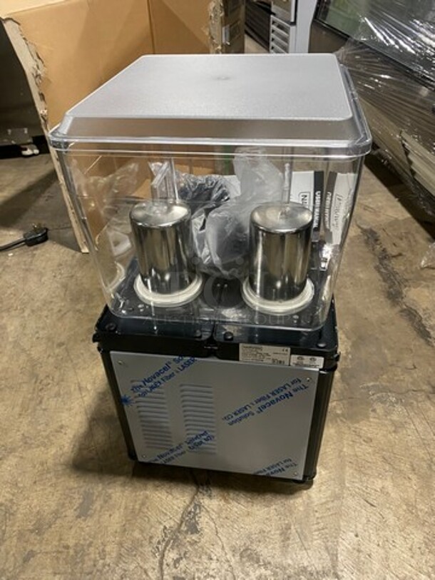 NEW! IN THE BOX! Narvon Commercial Countertop Refrigerated Beverage Dispenser! Capacity Of 10 Gallons! Model: MEGA140S SN: 21105799 120V - Image 4 of 9
