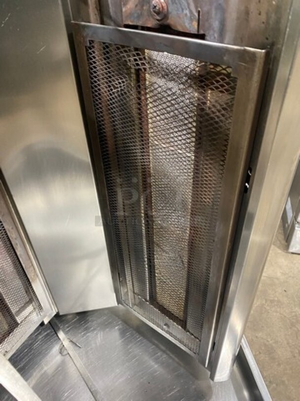 2014 Visvardis Commercial Countertop Gas Powered Gyro Machine! All Stainless Steel! Model: DG12V SN: 0374 - Image 6 of 9