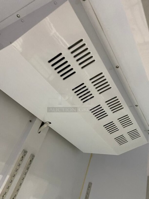 L & J Commercial 2 Door Reach In Cooler Merchandiser! With View Through Doors! Poly Coated Racks! Model: JDM40SD 115V 60HZ 1 Phase - Image 6 of 9