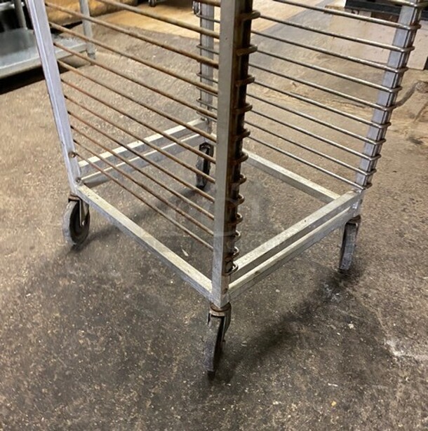 Metal Commercial Pan Transport Rack on Commercial Casters! - Image 4 of 4