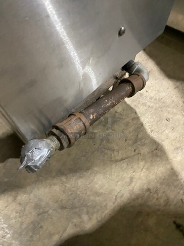 L & J Natural Gas Powered 12 Inch Flat Grill! Model JS1218N Serial 1512037! On Legs!  - Image 8 of 8