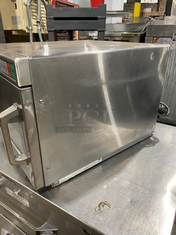 Panasonic Commercial Countertop Microwave Oven! All Stainless Steel! With View Through Door! Model: NE17521 SN: 6A96070294 208/230V 60HZ 1 Phase - Image 3 of 6