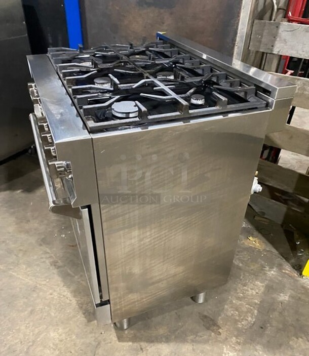2021 Zline Gas Powered 6 Burner Stove With Oven Underneath! Stainless Steel! MODEL RG36 SN: RG36210129182 - Image 3 of 10