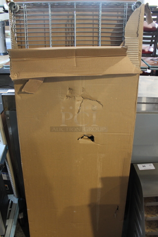 BRAND NEW IN BOX! 2 Metro Chrome Finish Wire Shelves.