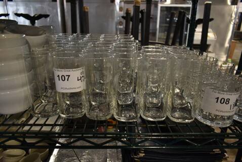 ALL ONE MONEY! Lot of 42 Beverage Glasses.