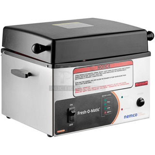 BRAND NEW SCRATCH AND DENT! 2023 Nemco 6625B Stainless Steel Commercial Countertop Steamer. 120 Volts, 1 Phase. Tested and Working!