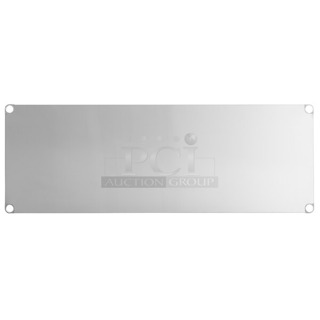 BRAND NEW SCRATCH AND DENT! Regency 600UT3072S Adjustable Stainless Steel Work Table Undershelf for 30" x 72" Tables - 18 Gauge w/ Box of 4 Regency 600LEGSS820 32 1/4" Stainless Steel Leg for Work Tables