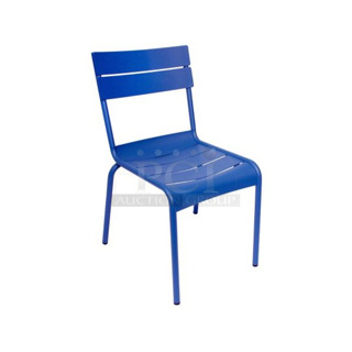 2 BRAND NEW SCRATCH AND DENT! PH812CBY Blue Dining Height Chairs. 2 Times Your Bid!