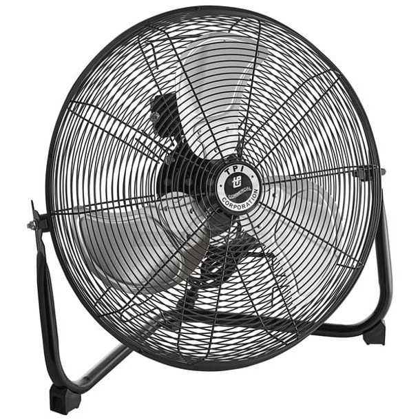 BRAND NEW SCRATCH AND DENT! TPI SFC-450B CF-18 18" 3-Speed Fixed Industrial Floor Fan. 120 Volts, 1 Phase. Tested and Working! - Image 1 of 4