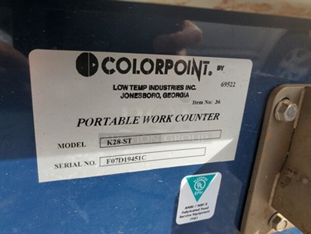 Colorpoint Portable Work Counter|On Casters! - Image 5 of 5