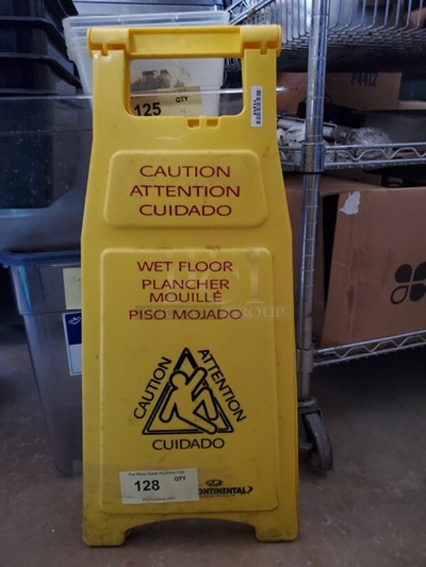 "CAUTION" Sign  - Image 1 of 2