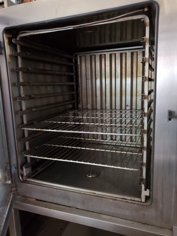 HOBART Electric 3PH Combi Oven W/ 2 Racks Missing Tag 34X44X66  - Image 5 of 5