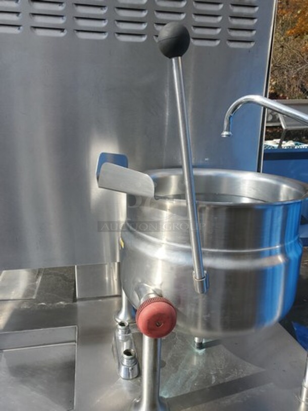 CLEVELAND KDT-6T Natural Gas Double Steamer & Kettle 42X34X63 - Image 5 of 5