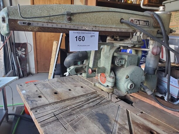 DeWalt Vintage Table Saw 33X27X36 - Image 1 of 3