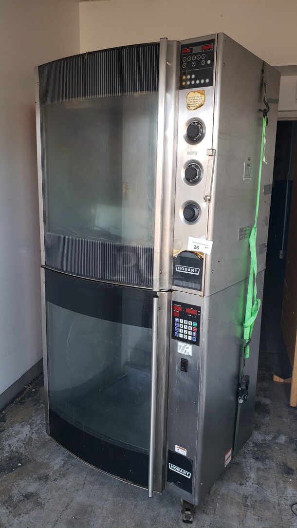 Hobart HR7 Electric Double Rotisserie Oven. 1 and 3 PH. 

Not tested 

(Location 2) - Image 1 of 4