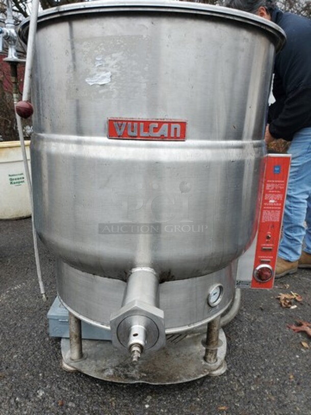 VULCAN HART VEL-60 ELECTRIC 3PH 480VOLTS STEAM KETTLE  - Image 1 of 10