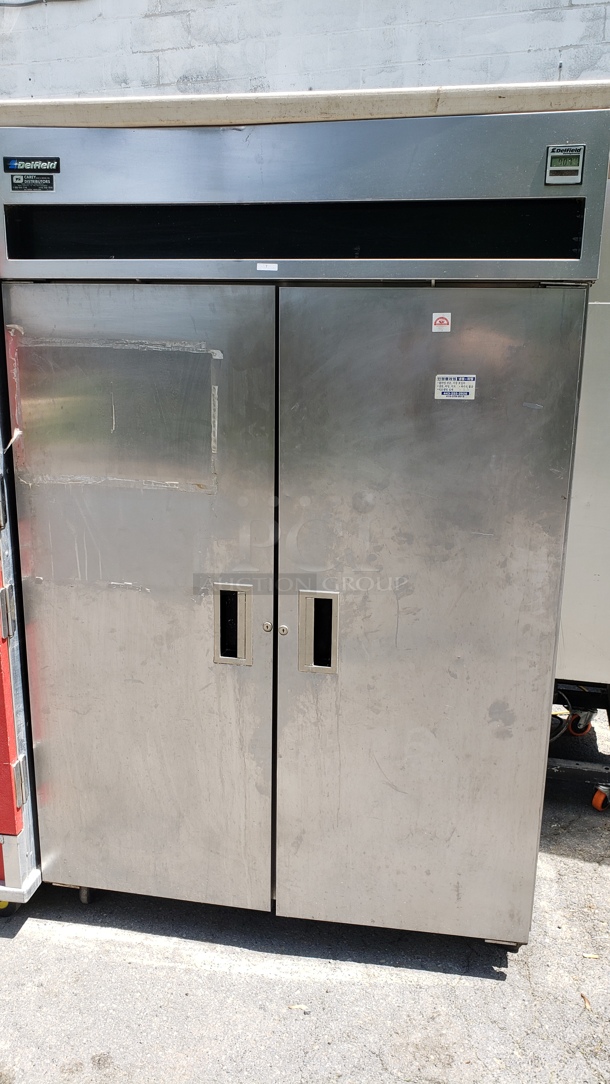 Delfield 6051-S 51" Two Section Reach-In Refrigerator! - Image 1 of 6