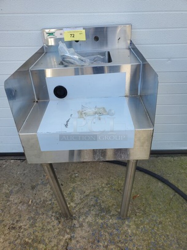 Brand New! Stainless Steel Blender Station with Dump Sink. 18"X23"X32" - Image 1 of 5