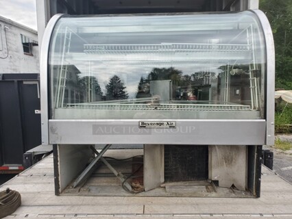 Beverage Air Curved Glass Refrigerated Deli Display Case 49"X34X36 (Missing cover)