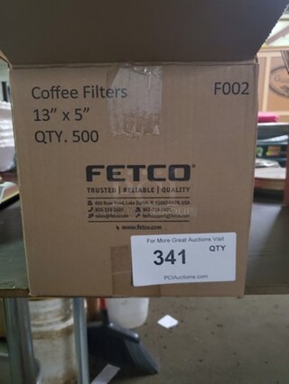 Fetco Coffee Filters 13"X5" QTY. 500