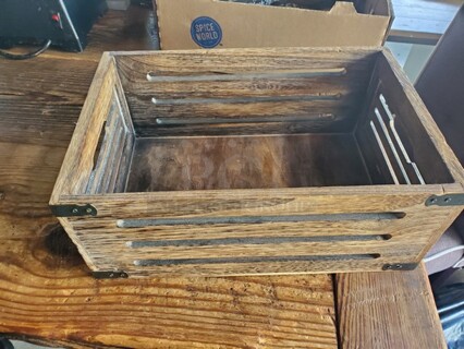 Wood crate