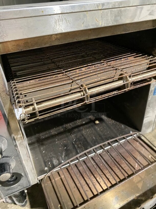 Waring Commercial Countertop Conveyor Toaster Oven! All Stainless Steel! On Legs! Model: CTS1000B 208V 60HZ 1 Phase - Image 6 of 7